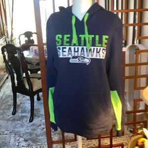 New with tags: Seattle Seahawks hoodie teen gear.